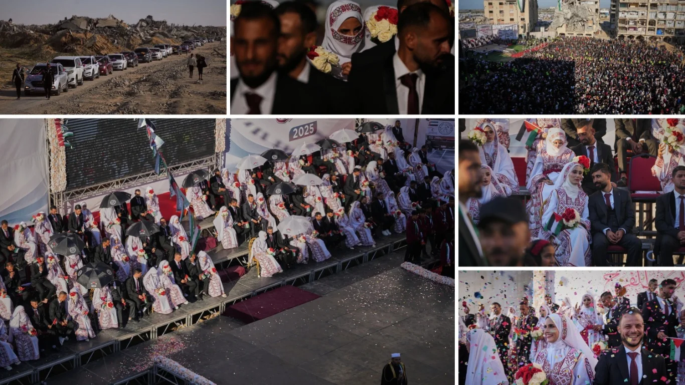 Ғазода 300 жуфтлик иштирокида йирик оммавий тўй ўтказилди