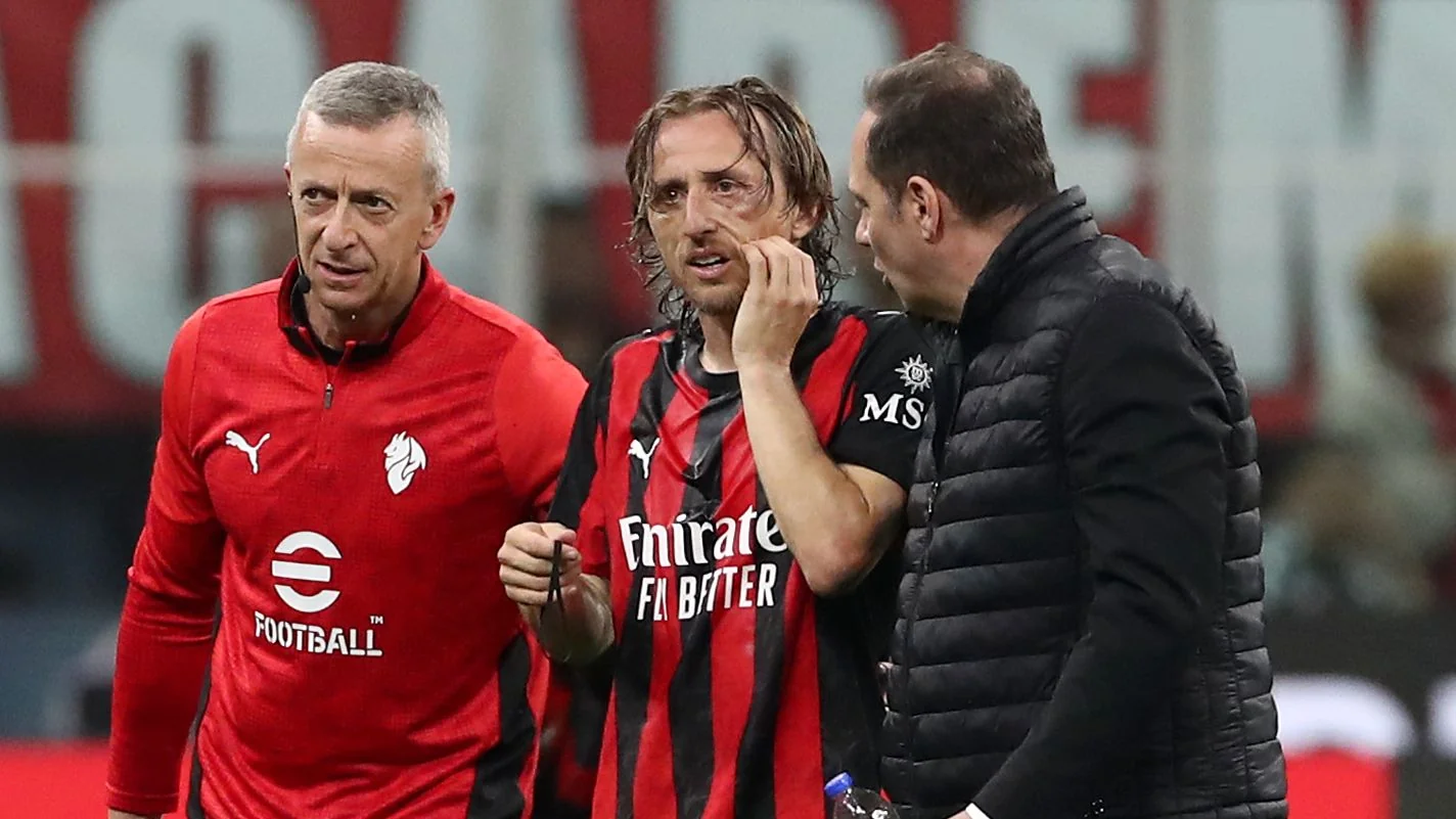 Modrić nach Kieferbruch operiert