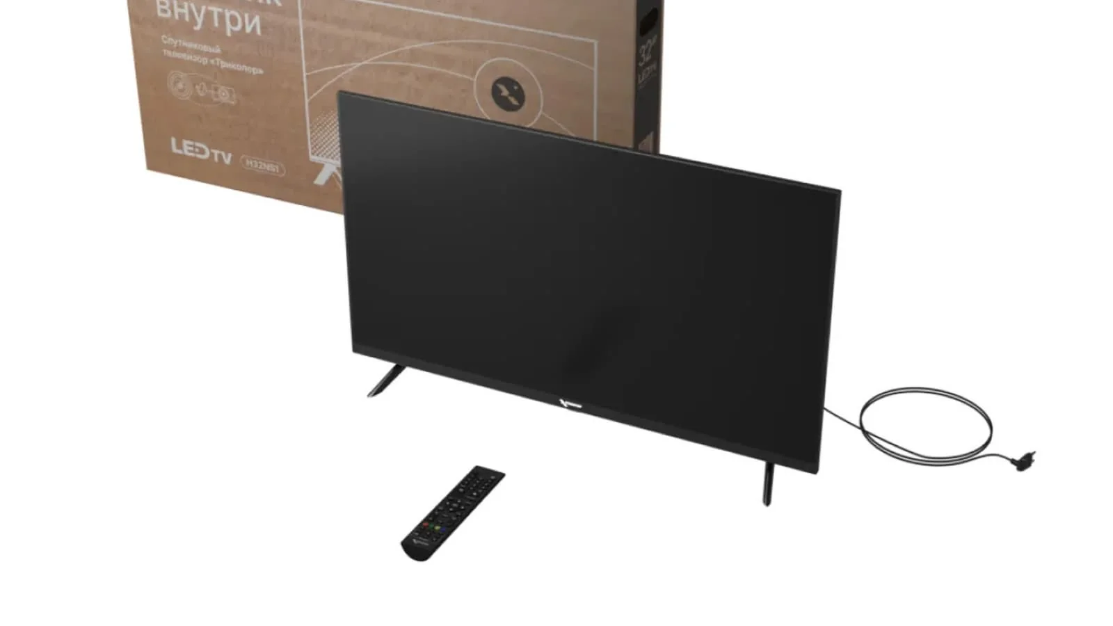 "Триcолор" ўрнатилган сунъий йўлдош қабул қилгичига эга H32NS1 телевизорини тақдим этди