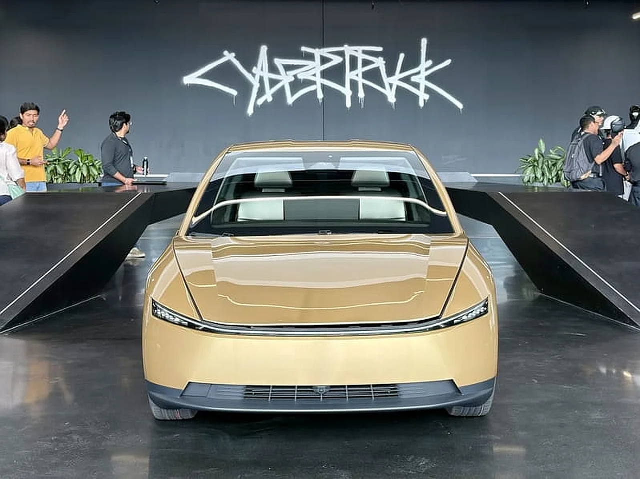 Tesla begins mass production of Cybercab robotaxi without steering wheel and pedals