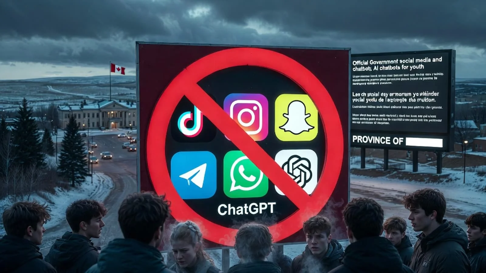 Manitoba provinsiyasi 25-aprelda yoshlar uchun AI chat-botlar va ijtimoiy tarmoqlardan foydalanishni taqiqladi