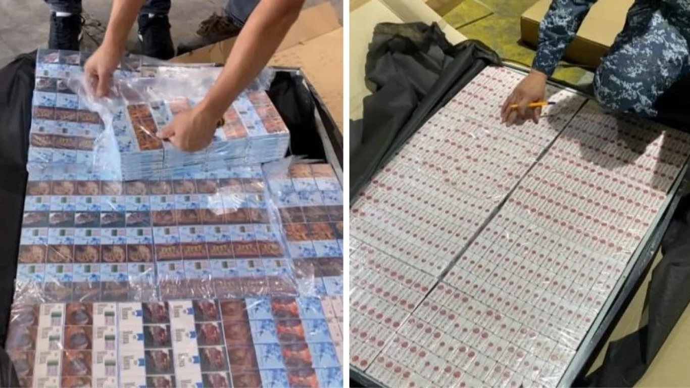 Полшада контрабанда сигарет ортилган ҳаво шарлари қулаб тушди