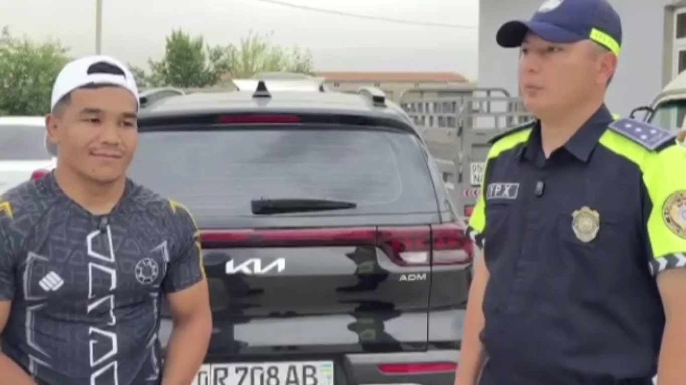 “O‘zbek Tayson” YPXdan qochdi: mashinasi jarimaga tushdi