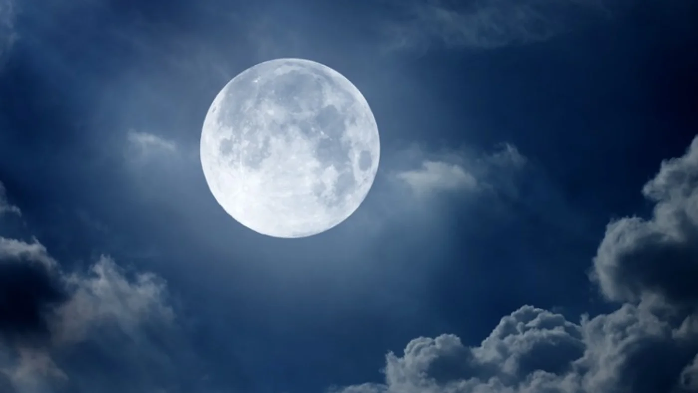 Ein seltener Blauer Mond erscheint diese Woche am Himmel