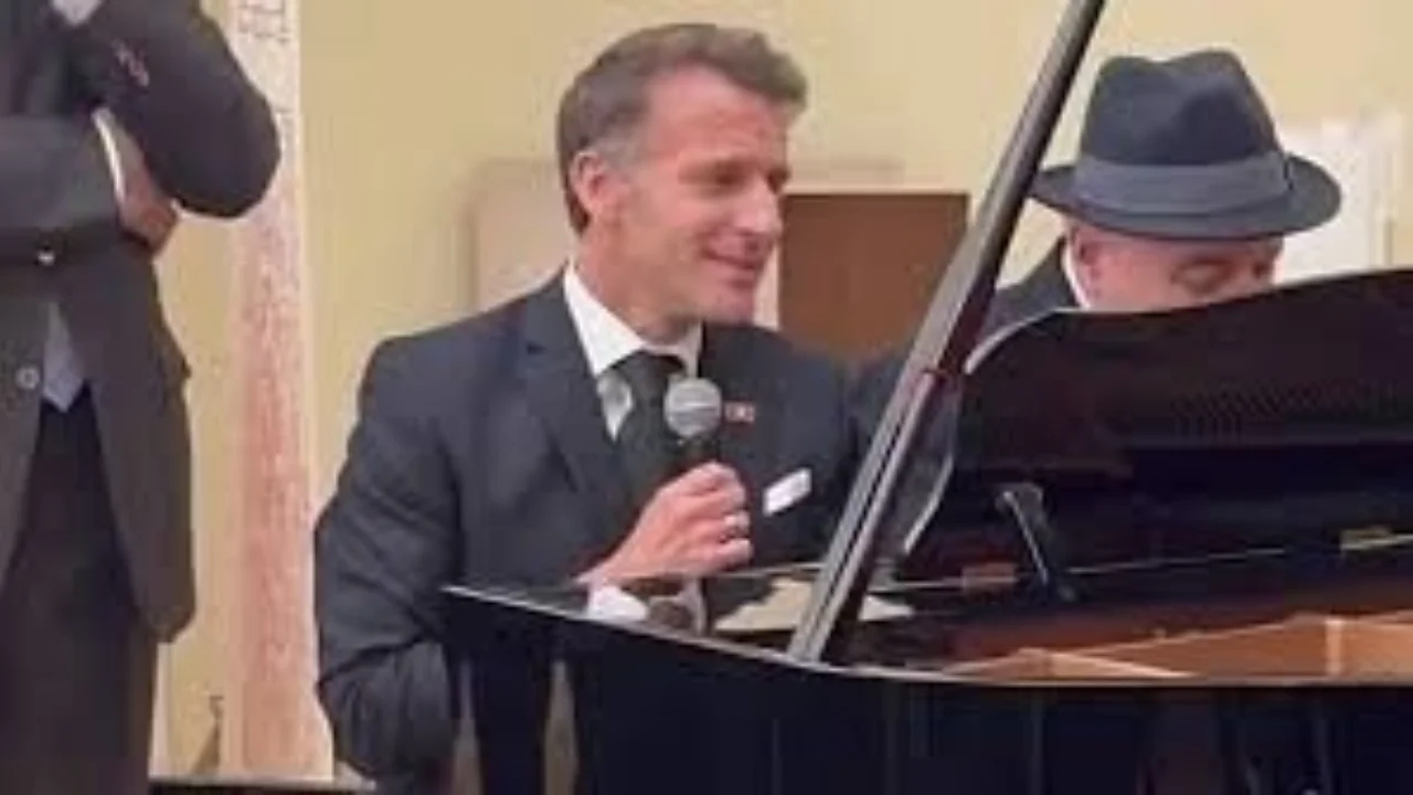 Macron ve Paşinyan akşam yemeğindeki müzikal performanslarıyla dikkat çekti