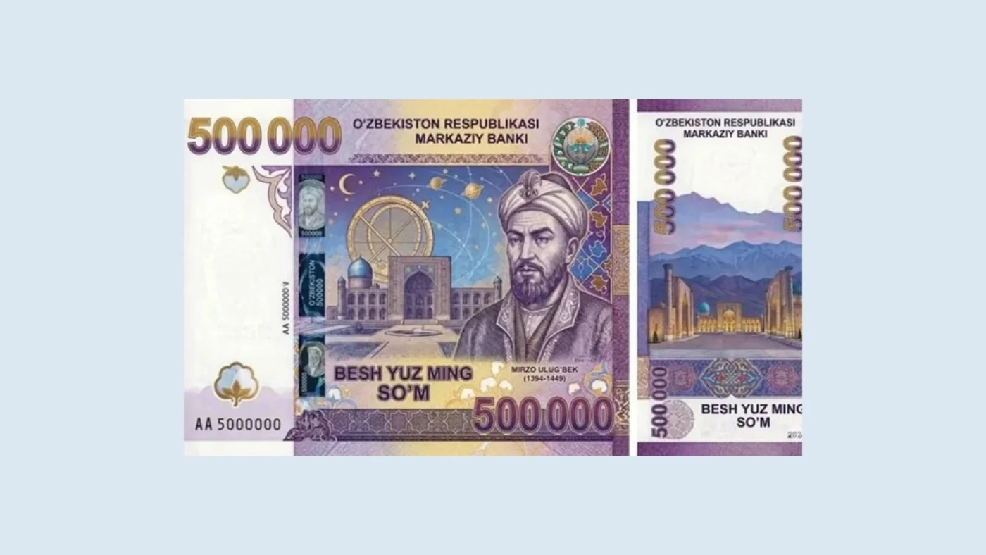 Wird in Usbekistan eine 500.000-Sum-Banknote herausgegeben?