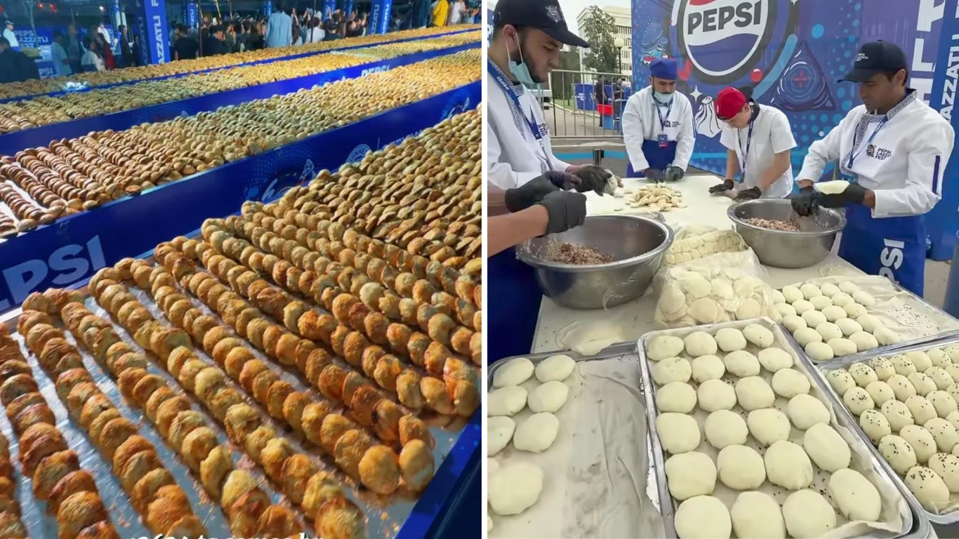 Uzbekistán establece un récord: más de 12.000 samsas preparados (vídeo)