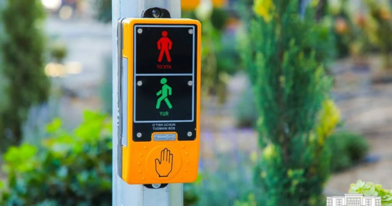 New smart traffic lights for pedestrians being tested in Tashkent
