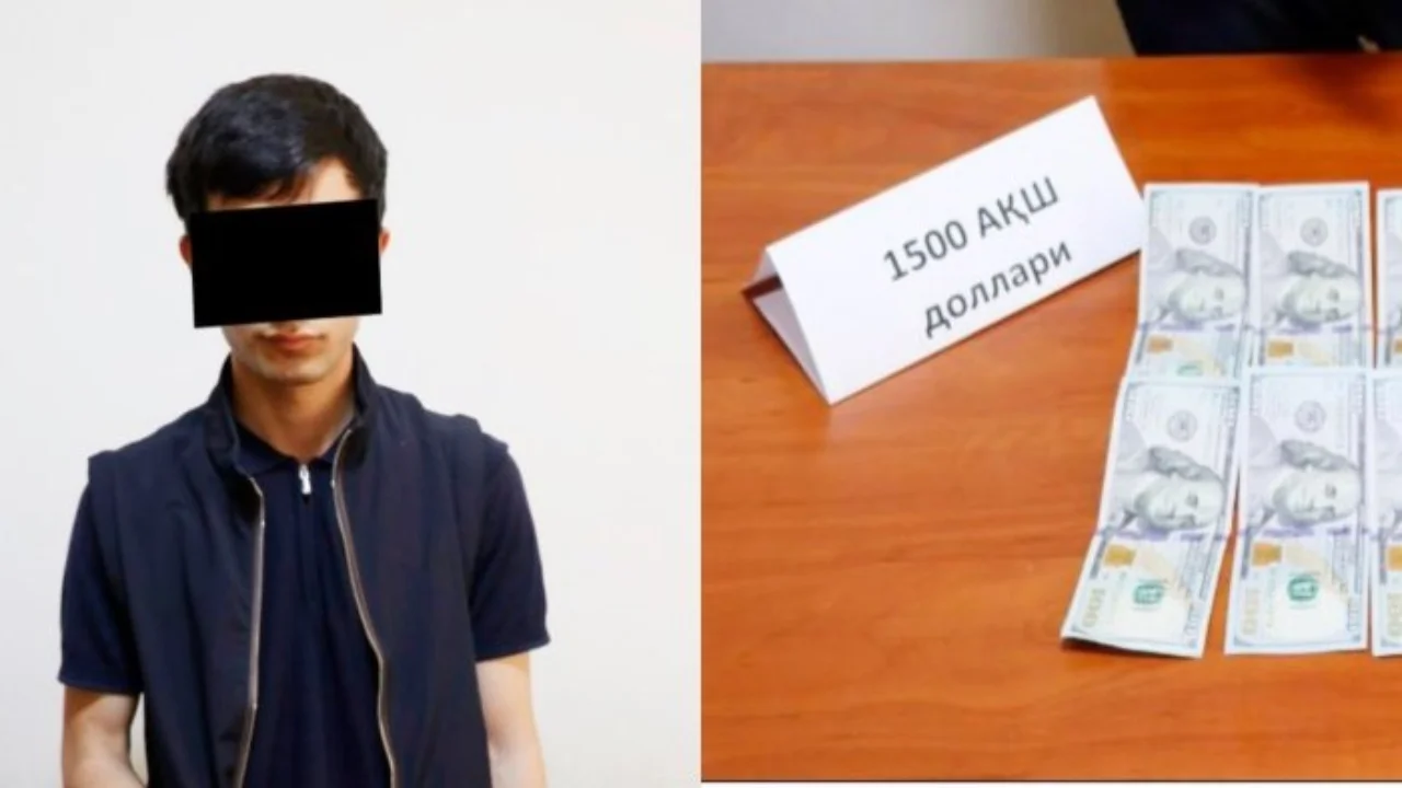 Xorazmda MIB xodimi 1500 dollar pora olayotganda qo‘lga tushdi