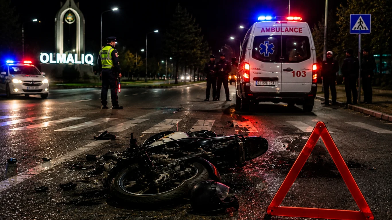 Nächtliche Tragödie in Olmaliq: 15-jähriges Mädchen von Motorrad erfasst