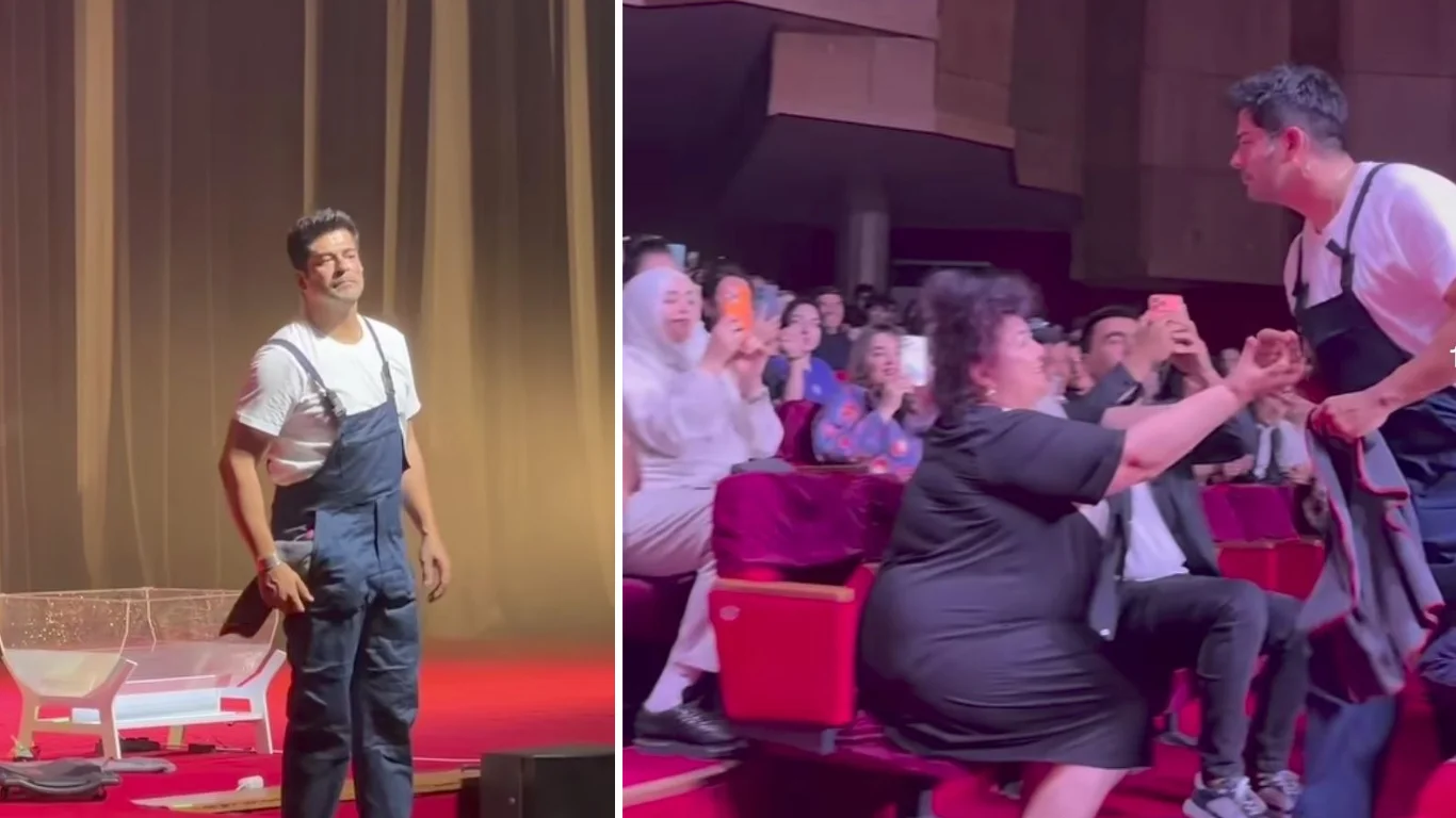 Unerwarteter Moment im Saal: Ein Fan küsst Burak Özçivits Hand (Video)