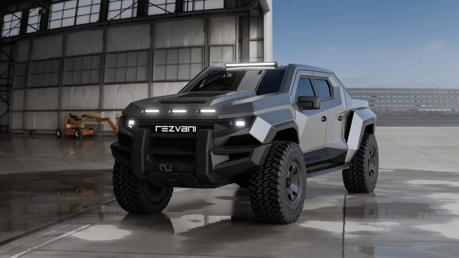 Le pick-up blindé Rezvani Fortress de 850 ch a été dévoilé