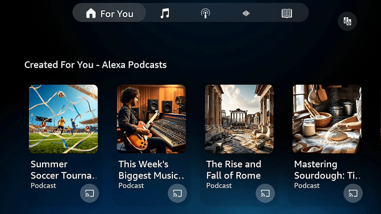 Amazon Alexa+ kann jetzt Podcasts erstellen