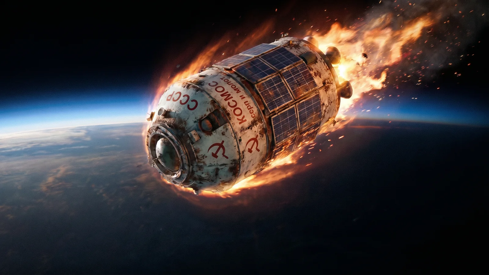 76 engins spatiaux désorbités en avril