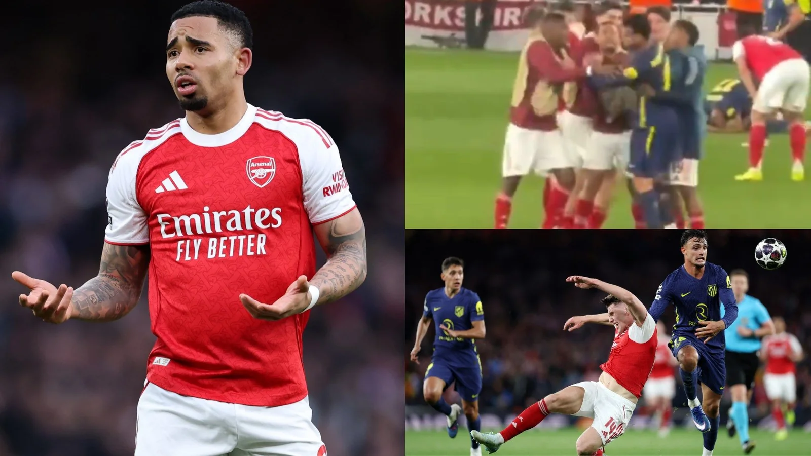 Arsenal Chempionlar ligasi finalida: Gabriel Jesus va Marc Pubill o'rtasidagi janjal
