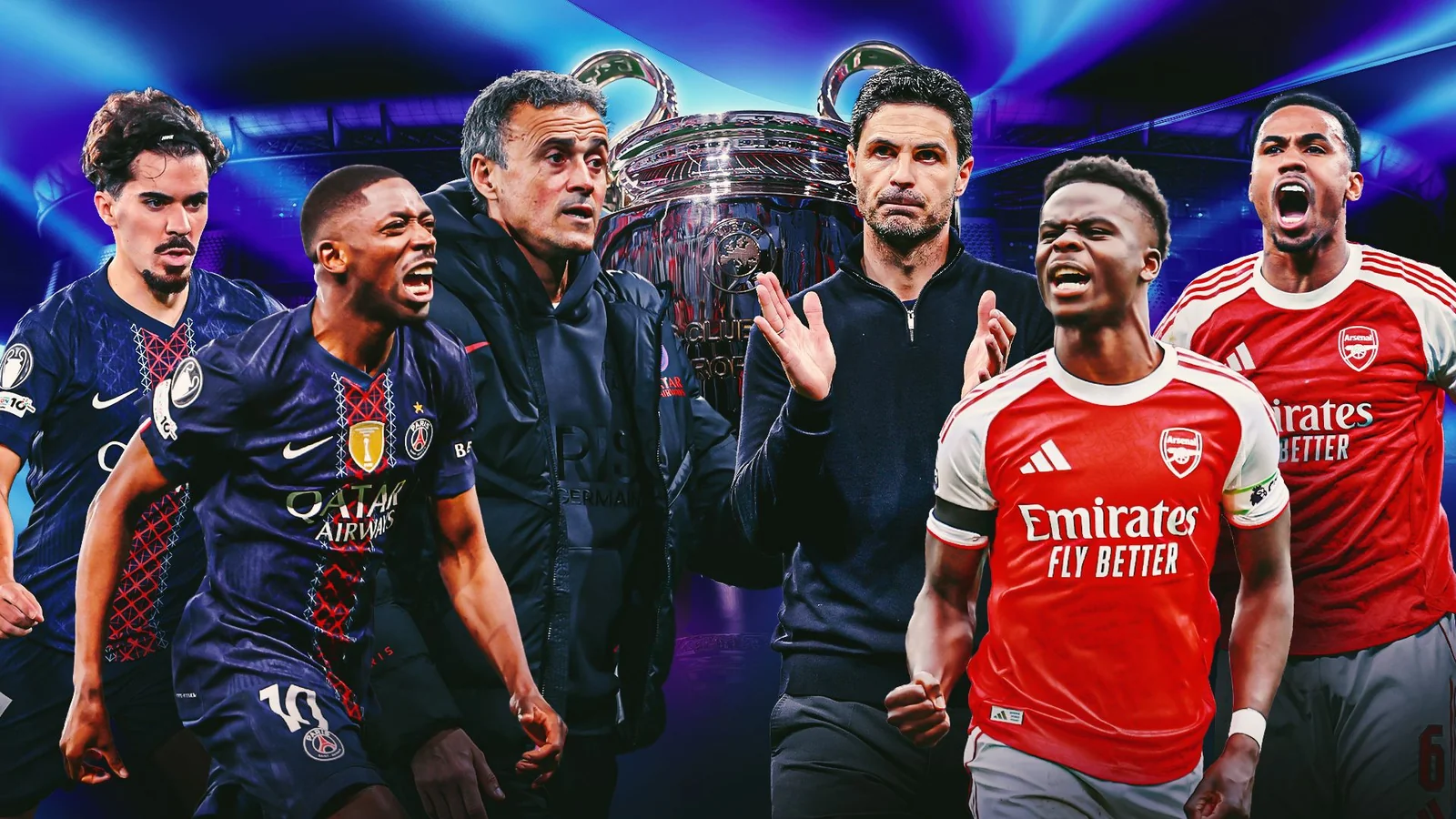 6 duelos clave que decidirán la final de la Champions League entre Arsenal y PSG