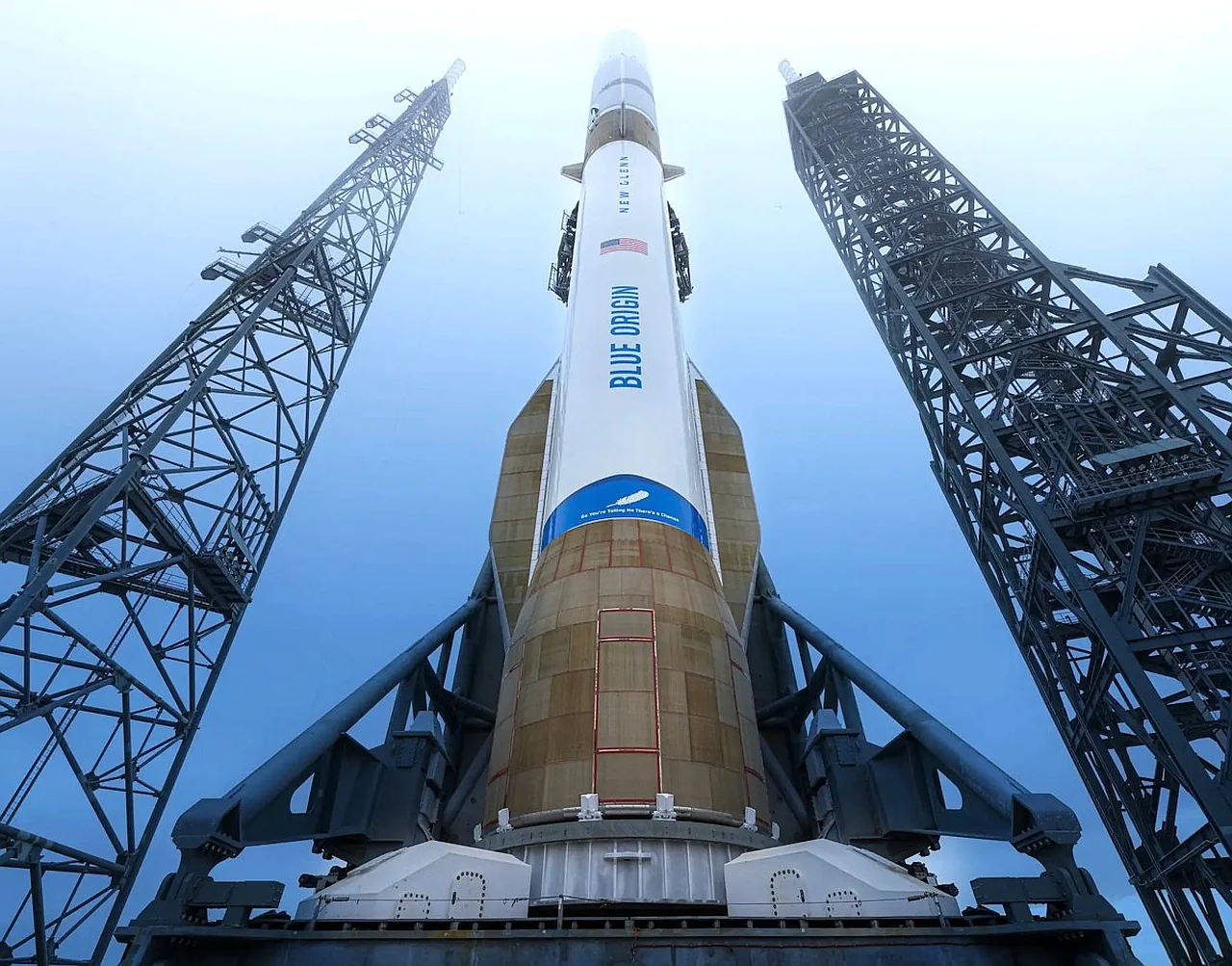 El cohete New Glenn de Blue Origin explota durante una prueba