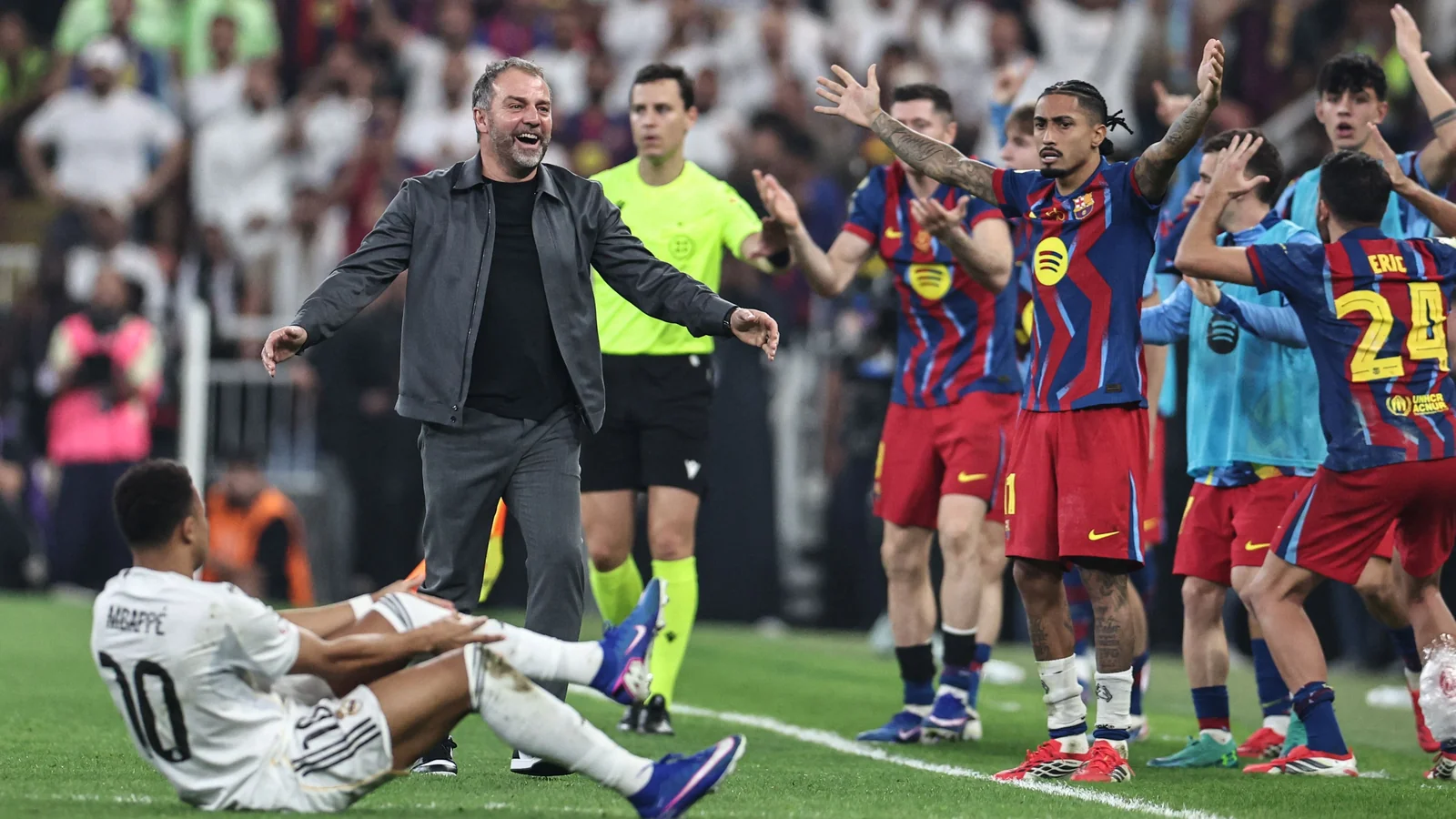 Hansi Flick Kylian Mbappe tanqidlariga munosabat bildirdi