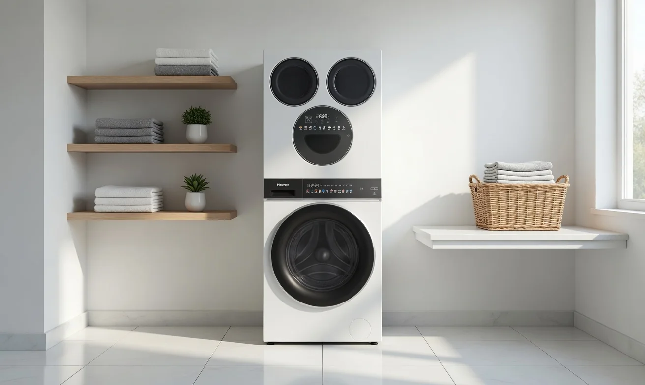 Hisense bringt 15-kg-Waschtrockner mit vier Trommeln auf den Markt