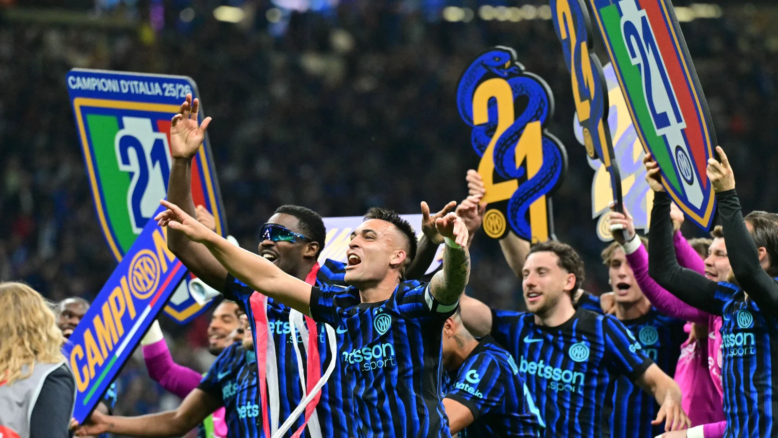 El club Inter se proclama campeón tras vencer al Parma