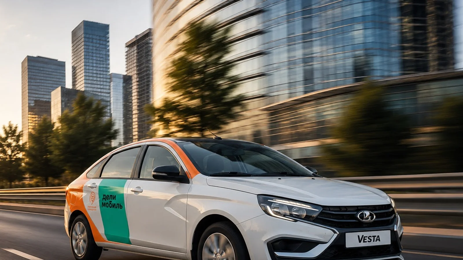 Lada Vesta endi Delimobil karshering xizmatida paydo boʻladi
