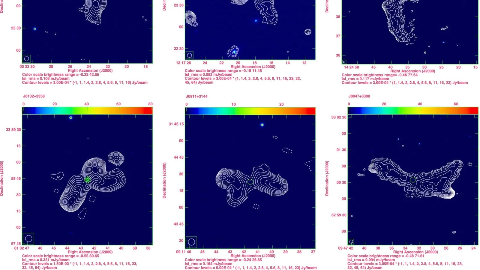 LOFAR yordamida yuzlab ulkan radiogalaktikalar aniqlandi