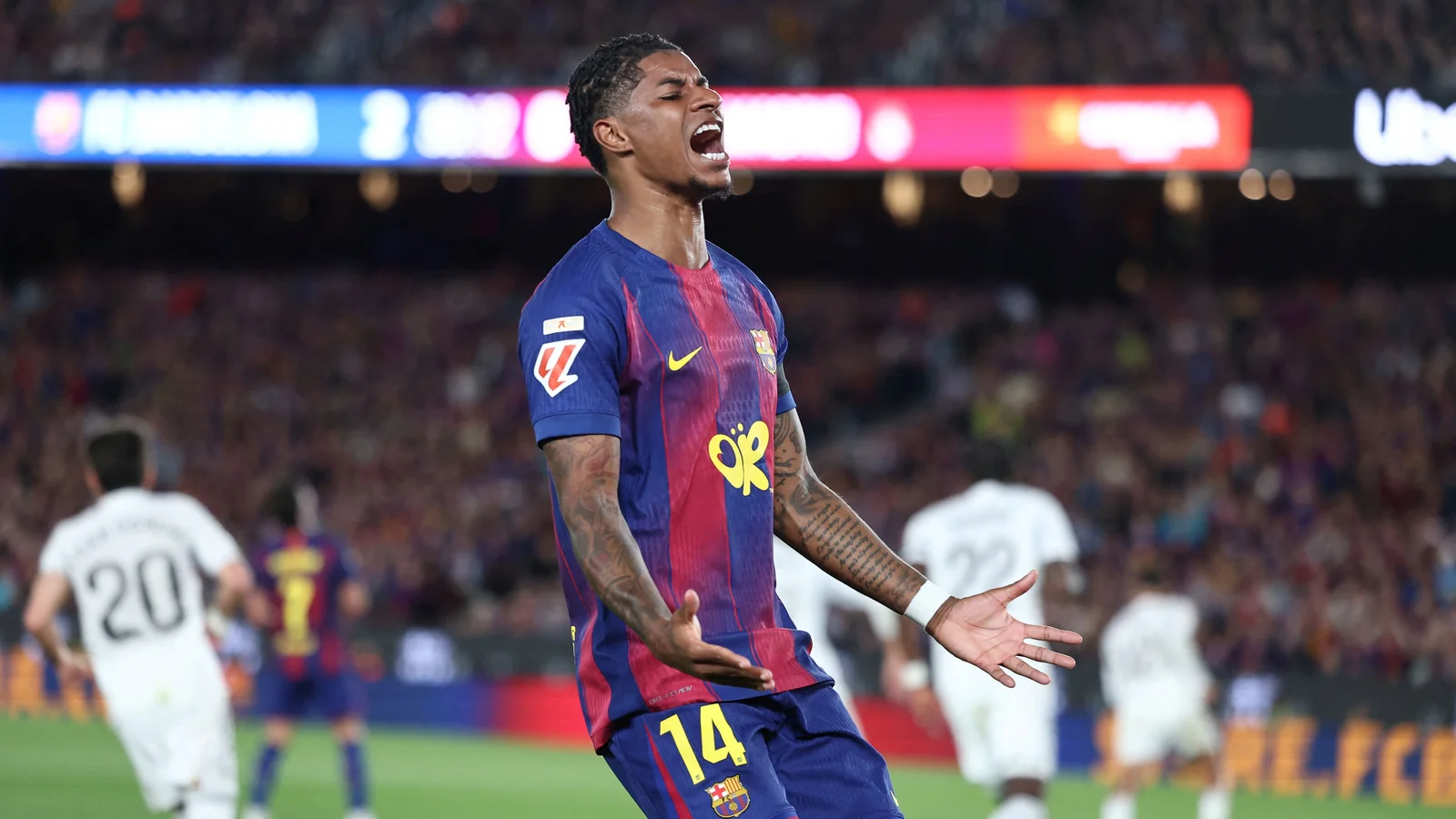 Marcus Rashforddan El-Klasikoda Messi uslubidagi gol