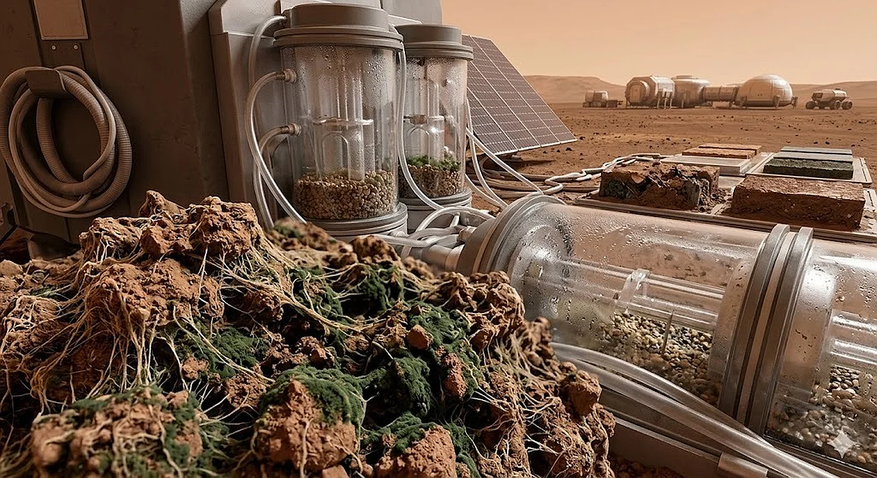 Mars toprağından yapı malzemesi üreten mikroplar keşfedildi