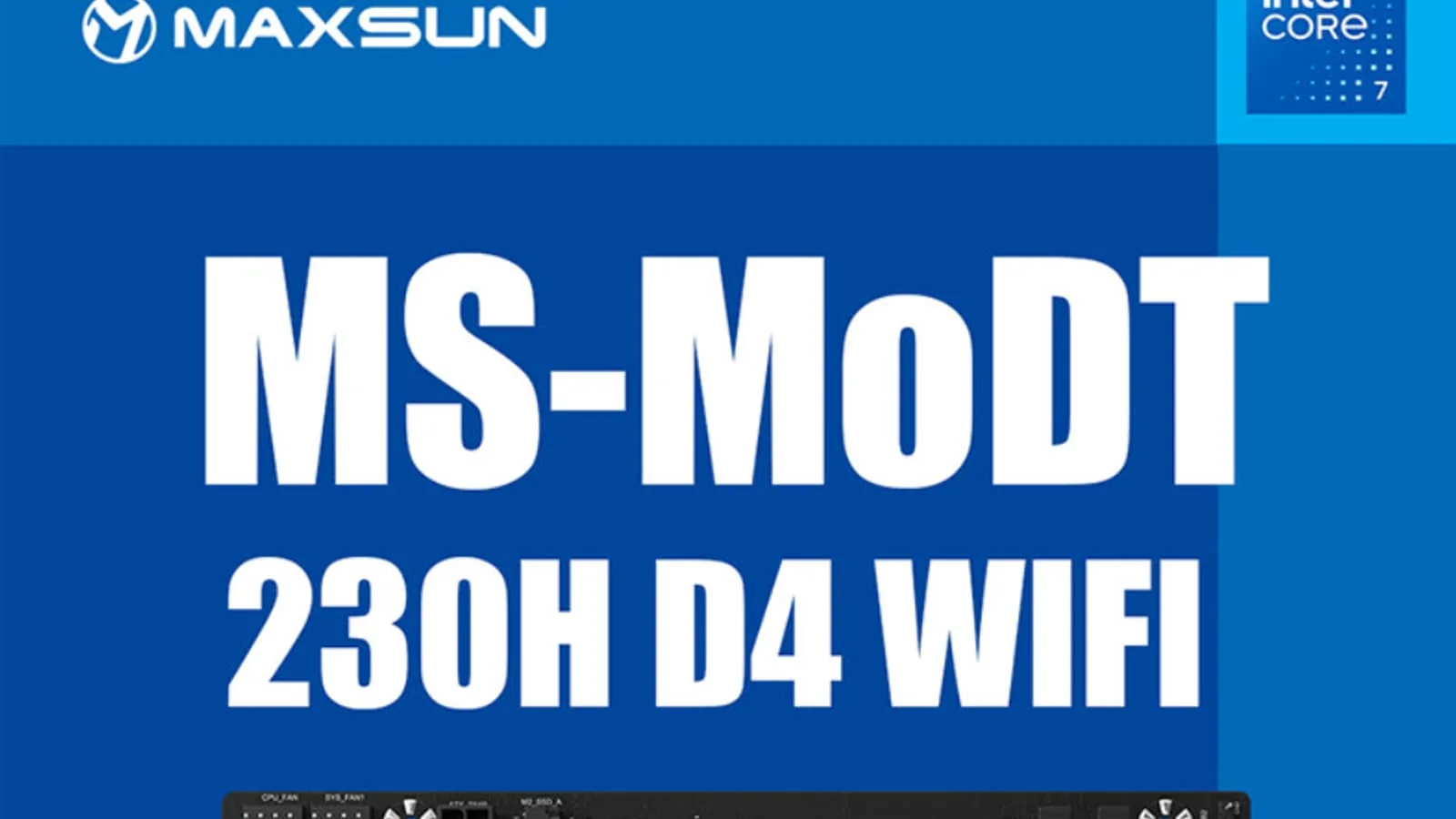 Maxsun kompaniyasi Intel protsessorlari o‘rnatilgan yangi MoDT platalarini taqdim etdi