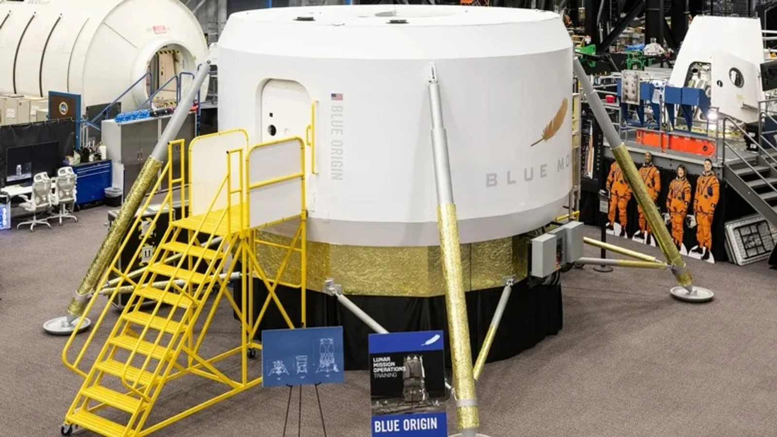NASA Blue Origin oy kemasi maketi bilan mashg‘ulotlarni boshladi