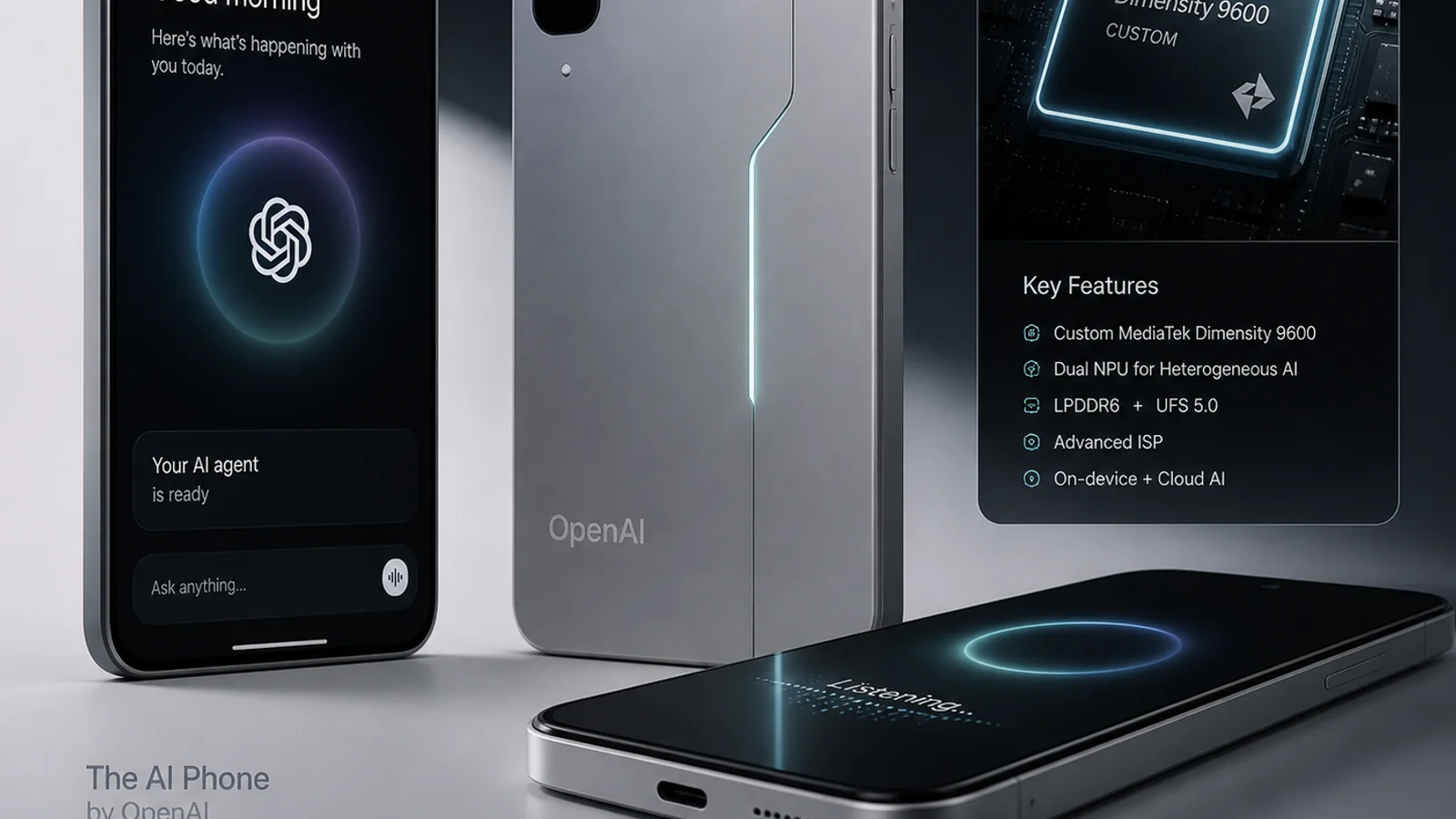 OpenAI is preparing its first AI-powered smartphone