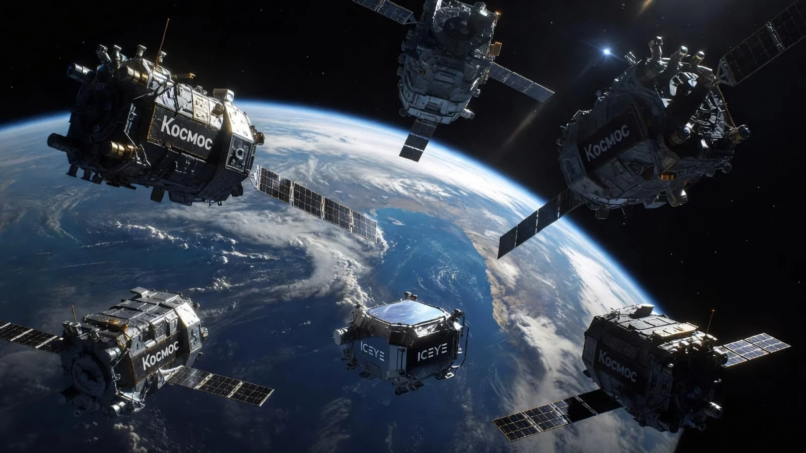 Orbital Interception: Russian Satellites Approach ICEYE-X36