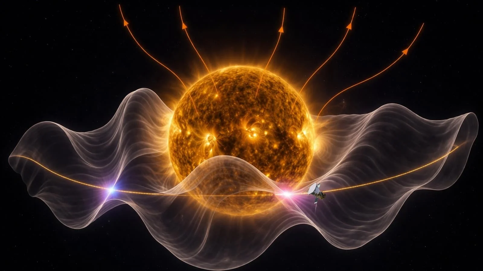Formas de «tiburón» en los datos de la Parker Solar Probe revelan el misterio del viento solar