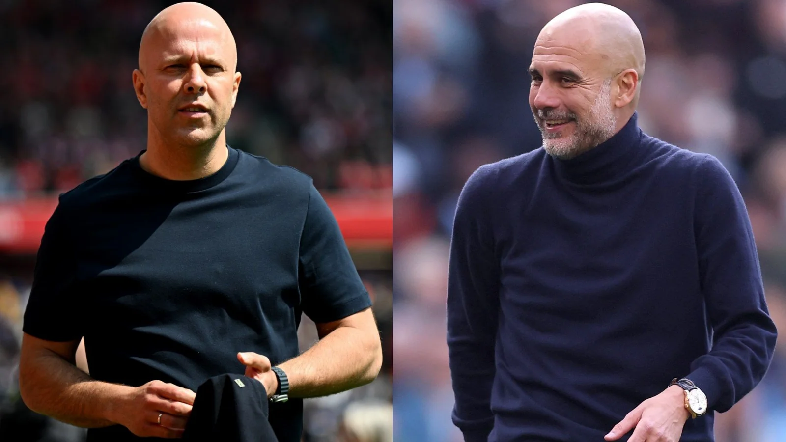 Se dice que Pep Guardiola podría reemplazar a Arne Slot en el Liverpool