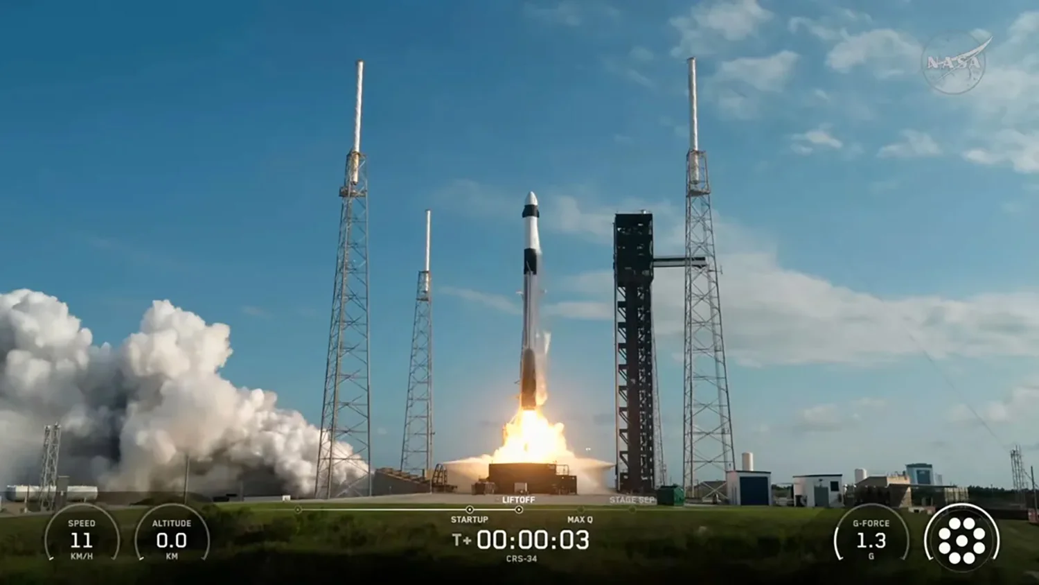 SpaceX Dragon spacecraft heads to the ISS for the sixth time