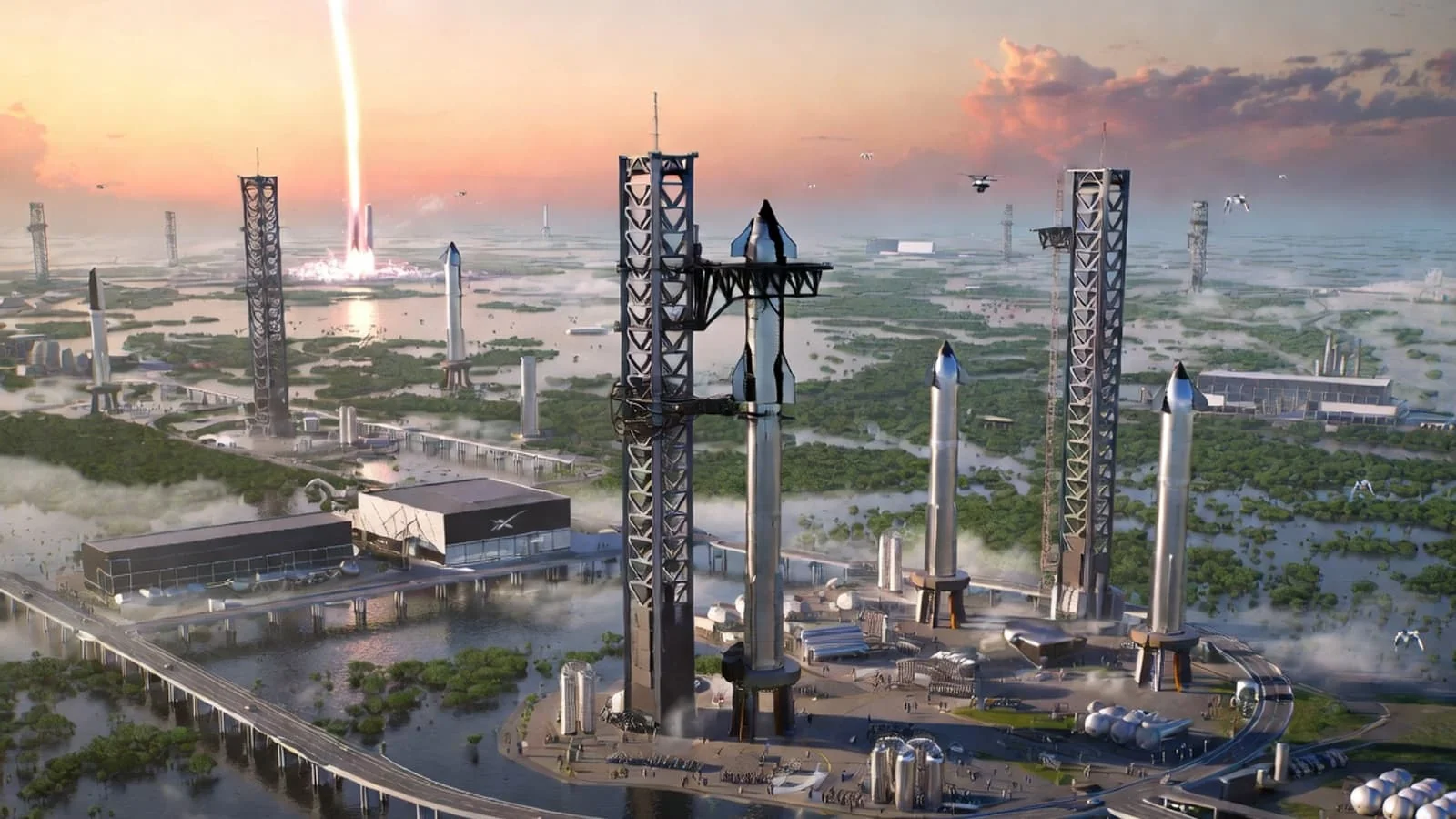 SpaceX may build a new spaceport in the Louisiana wetlands
