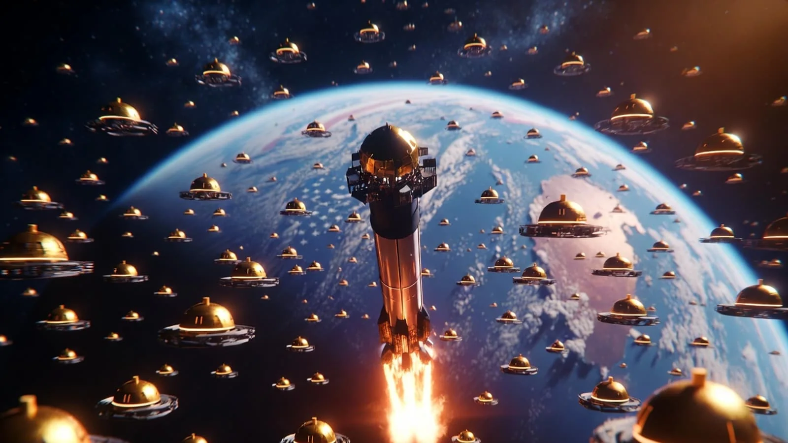 SpaceX va construire de nouveaux satellites pour le projet Golden Dome