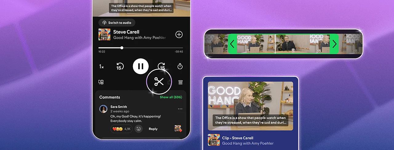 Spotify lanza una función para recortar podcasts