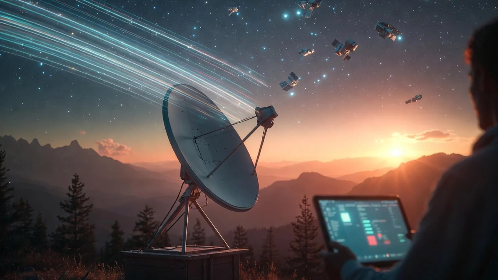 El competidor de Starlink, Hughesnet, ha perdido más de la mitad de sus clientes