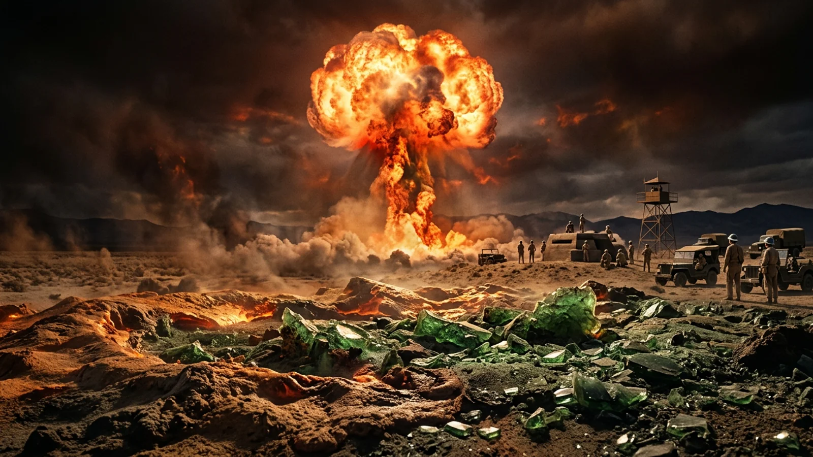 The first atomic bomb explosion in history created a new form of matter