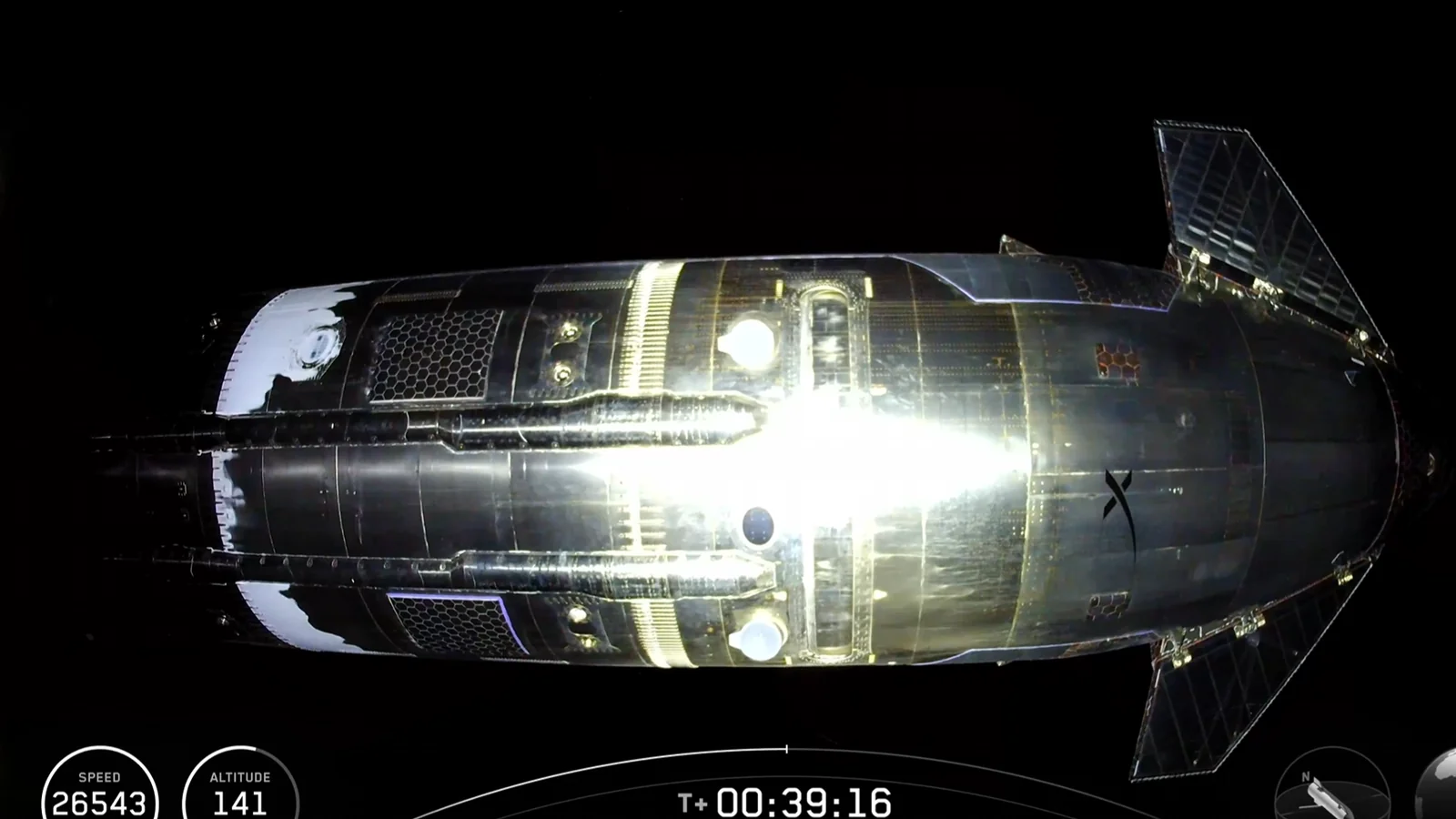 Tarixiy kadrlar: Starship koinotda ilk bor Starlink orqali suratga olindi