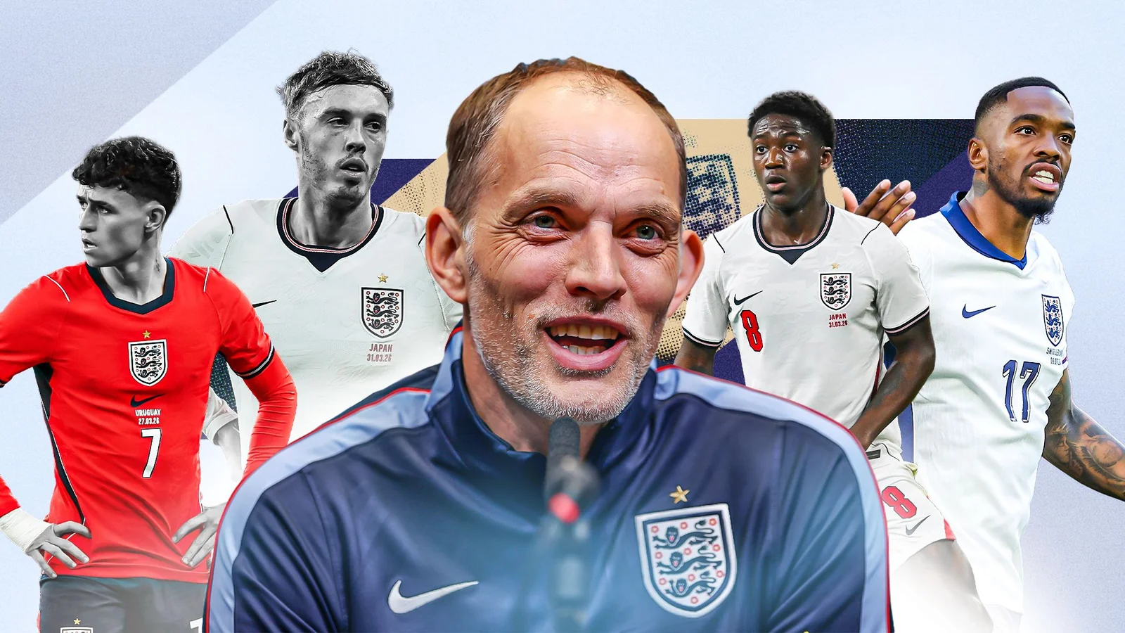 Thomas Tuchel announces England squad for the 2026 World Cup