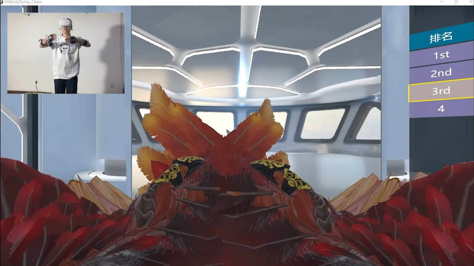 In virtual reality, the human brain accepted digital wings as part of its body