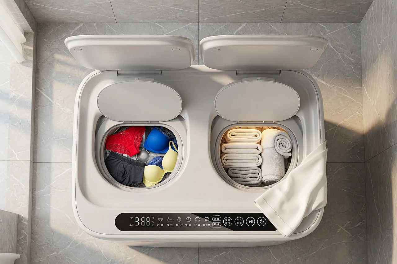 Xiaomi introduces compact washing machine with two drums
