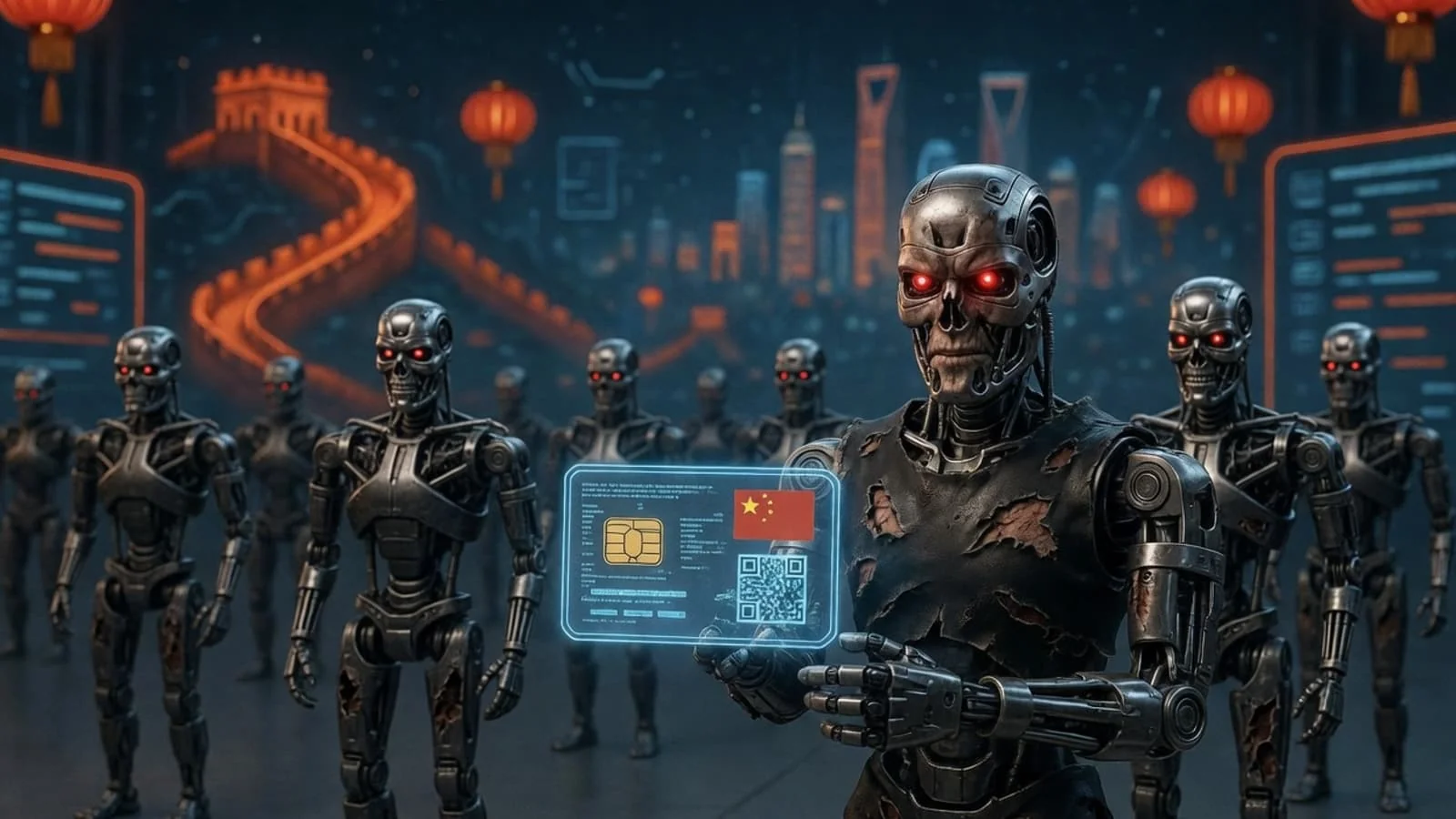 Sistema de pasaporte digital para robots humanoides introducido en China