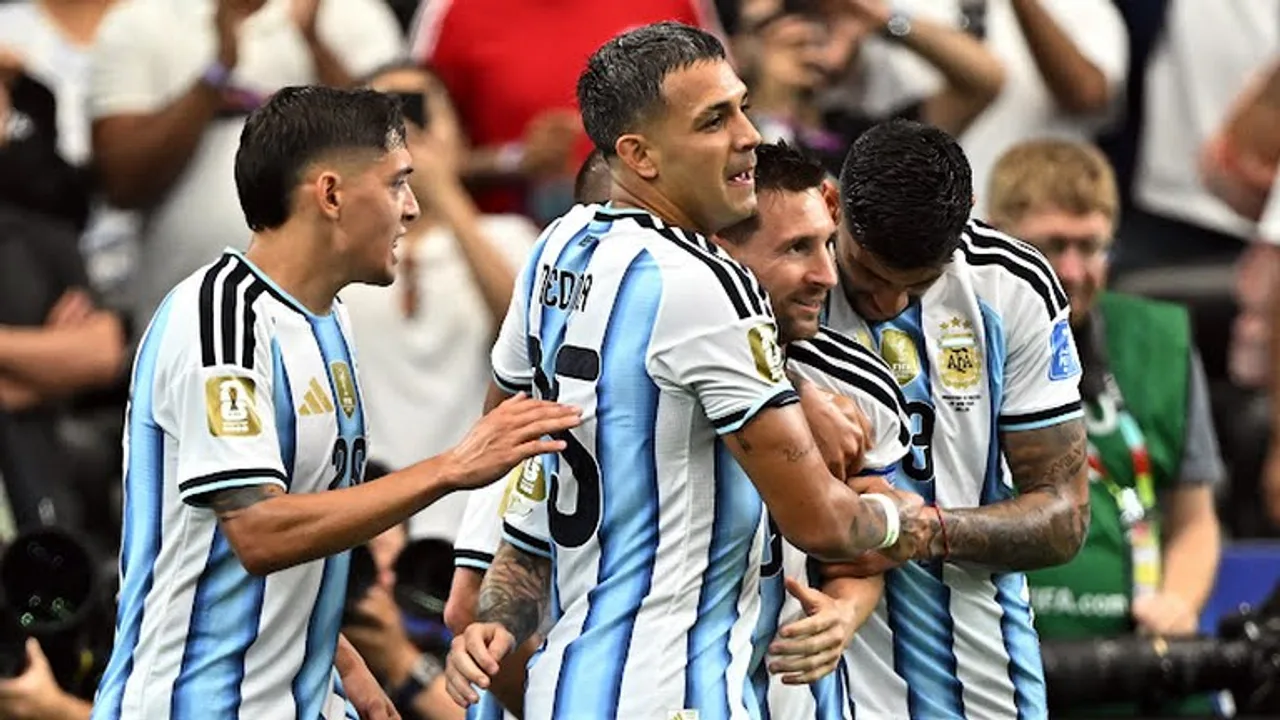 Arjantin-Avusturya maçında Messi golü attı
