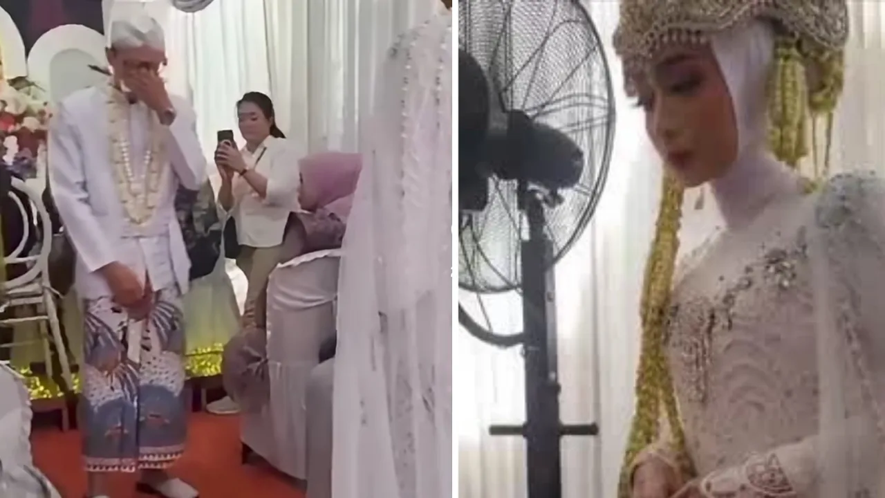 Gelini görünce bayılan damat: düğünde beklenmedik anlar (video)