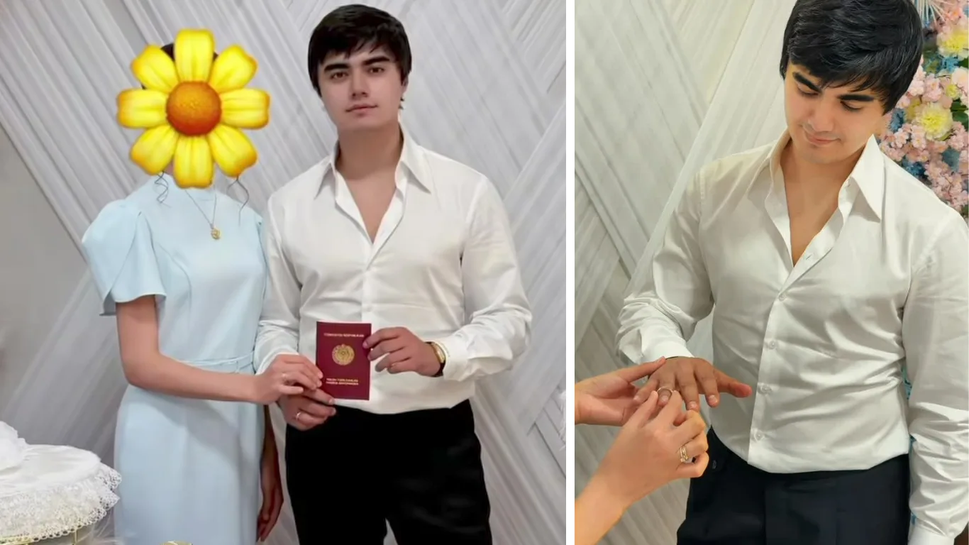Шаҳзод Султонов расман никоҳдан ўтганини маълум қилди (видео)