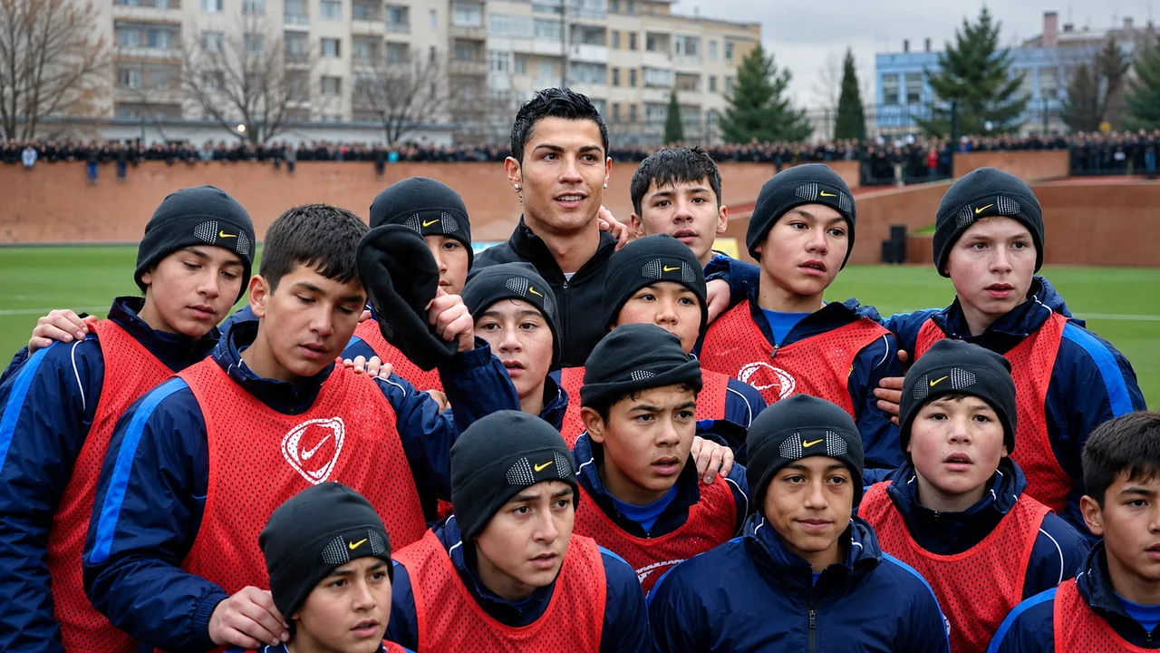 Niños que posaron con Ronaldo en el estadio Jar podrían enfrentarse hoy a él