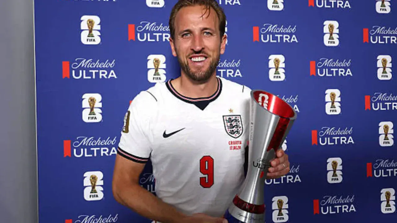 Harry Kane élu homme du match face à la Croatie
